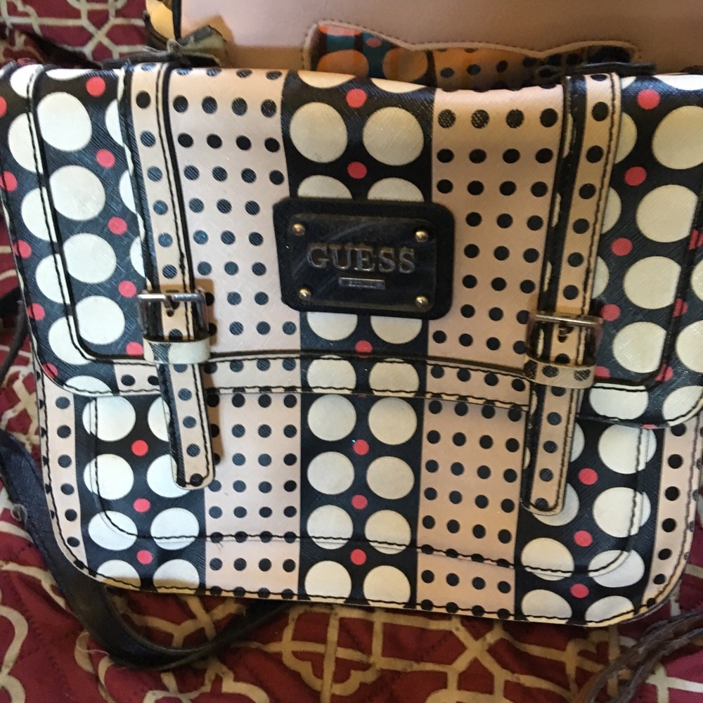 COACH wristlet & GUESS messenger bag